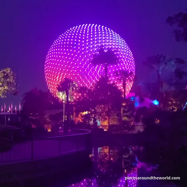 Epcot at night